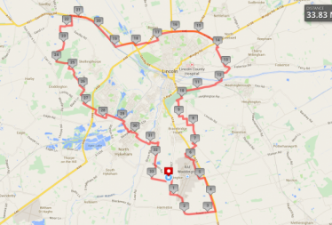 Route of the Beating the Bounds Walk